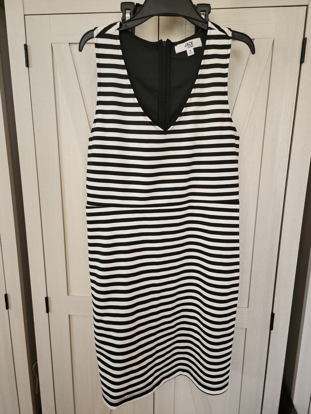 Jack By BB Dakota Women's Body Stretch Contour Dress Size 8 Striped